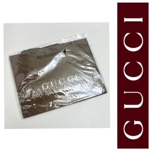 NWT GUCCI LIMITED EDITION BROWN FOLLIAGE GIFT BAG